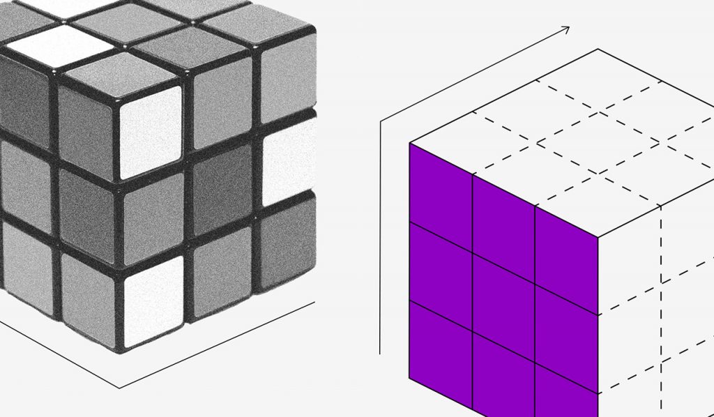 Fintech: ilustração mostra cubo mágico