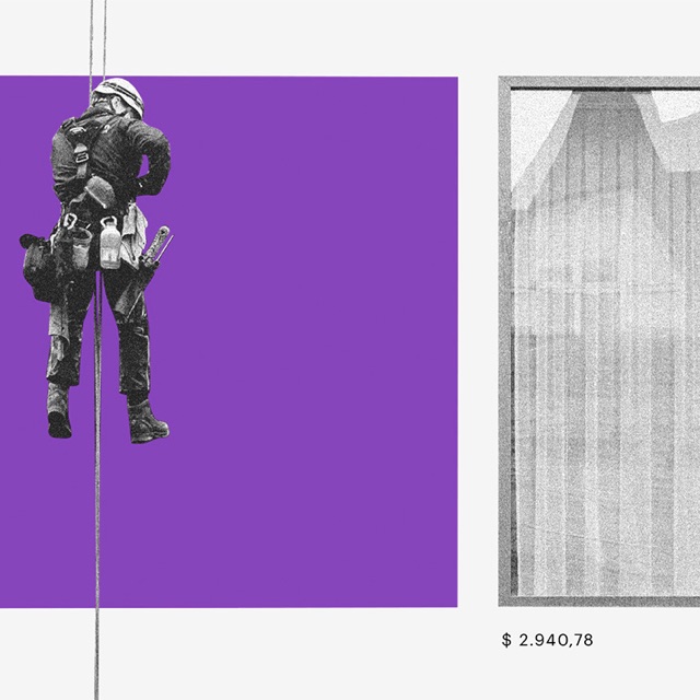 O que é autônomo: ilustração mostra dois profissionais descendo de corda perto das janelas de um edifício
