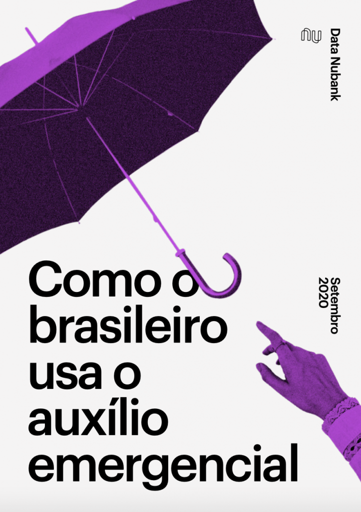Capa com o título: Como o brasileiro usa o auxílio emergencial