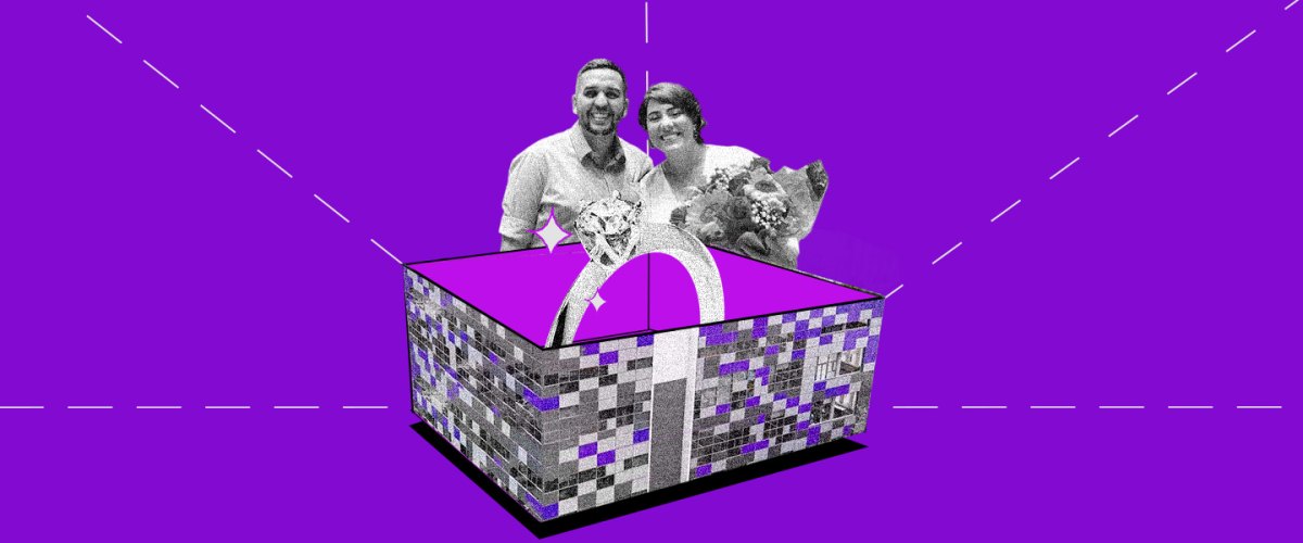 Nubank vira cenário para pedido de casamento