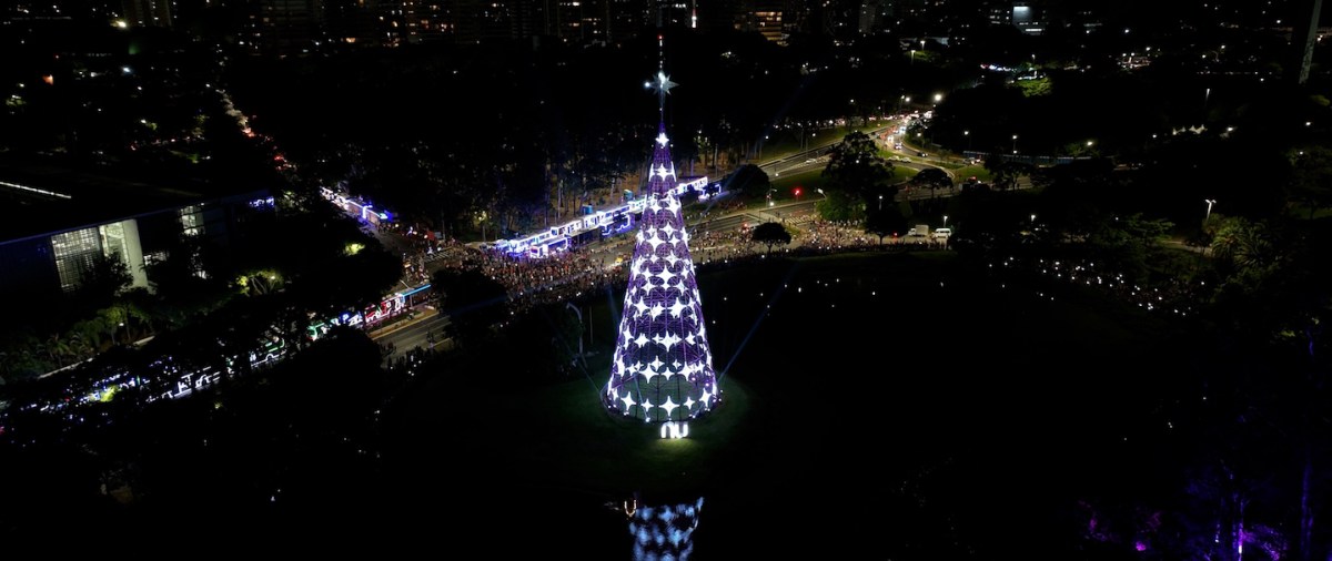 Programação de Natal no Parque Ibirapuera: confira os horários do show de luzes e outras atrações de fim de ano